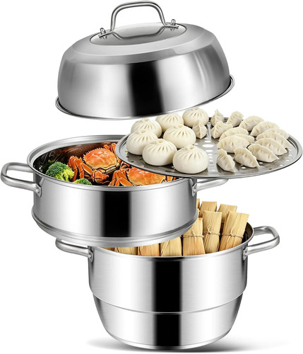 Tier induction steamer pot - tier,